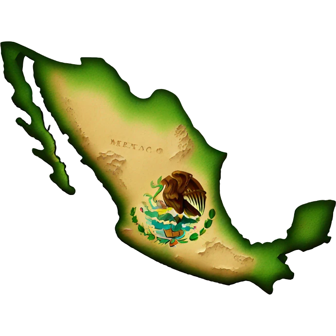 Map of mexico emoji