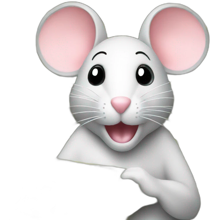 mouse with lot of money in background emoji