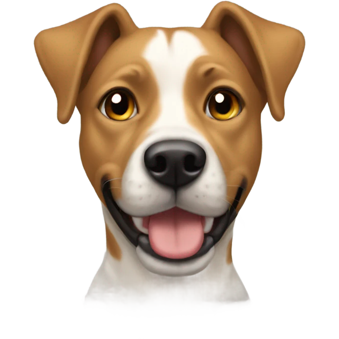 Shelter dog emoji