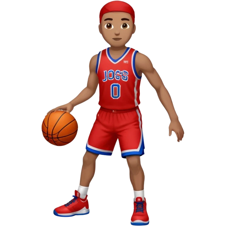 basketball player (#00A3E0) and red (#F9423A) emoji