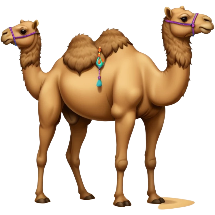 camel with 3 bumps on back emoji