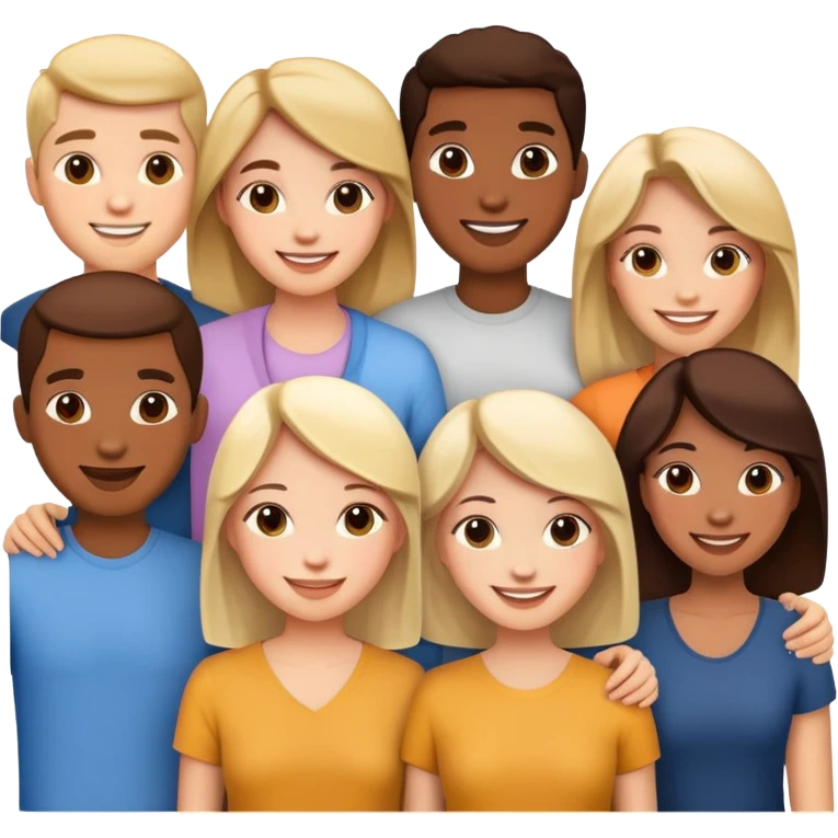 Friends cast emoji