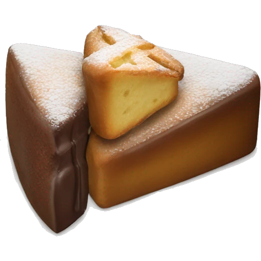 Pandoro e cioccolato emoji
