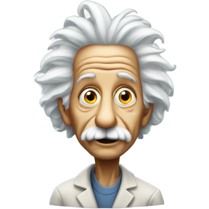 Einstein alien emoji