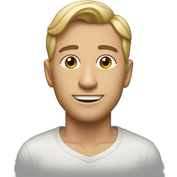 Кот бежевый голубые глаза  emoji
