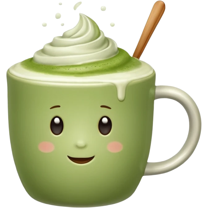 Matcha latte emoji