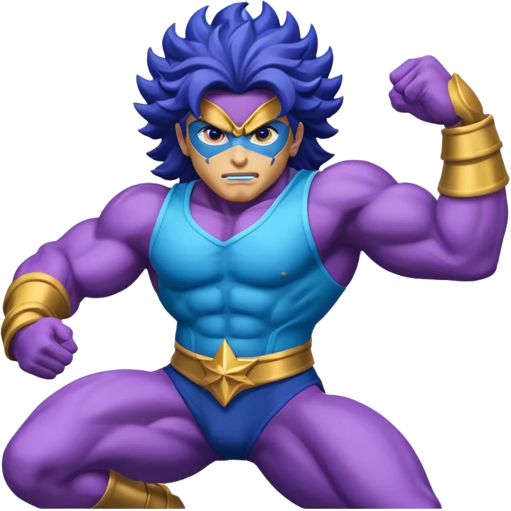 J’aimerais que tu me crées un emoji sur star Platinum dans jojo bizarre Adventure emoji