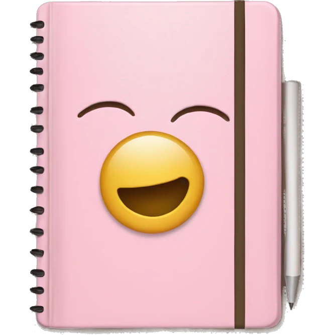 Light pink notebook emoji