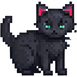 black cat emoji