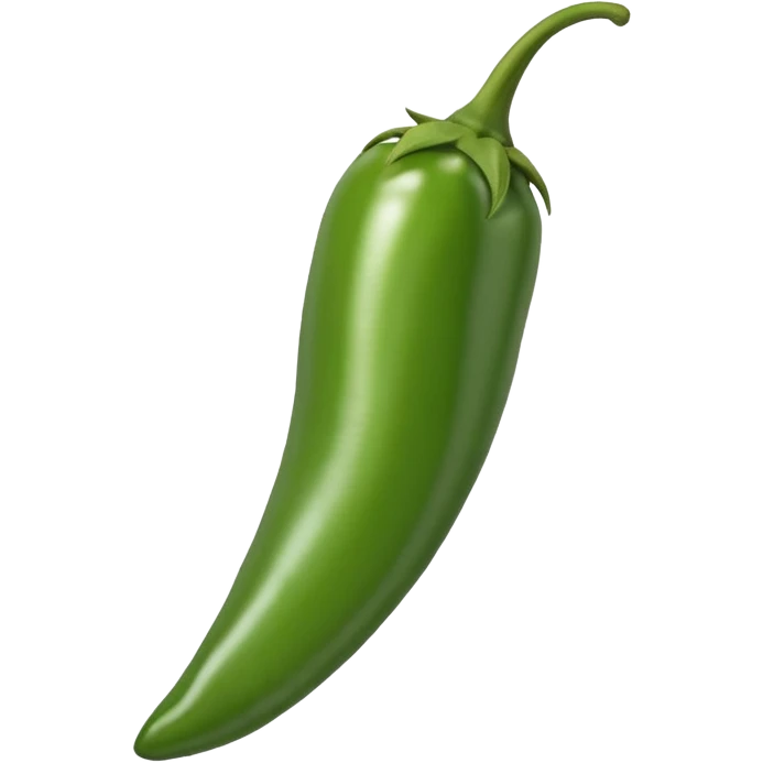 Green chili emoji