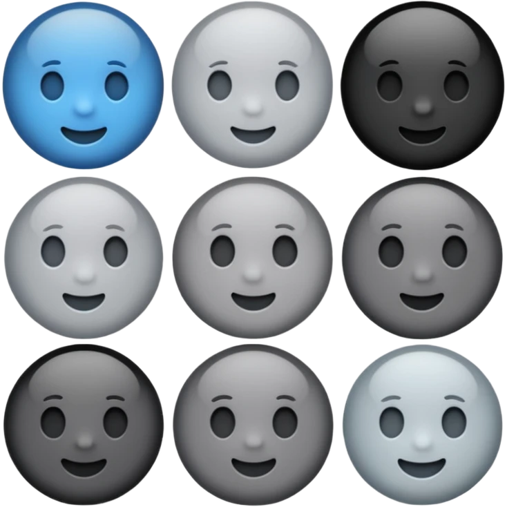 Gray circle  emoji