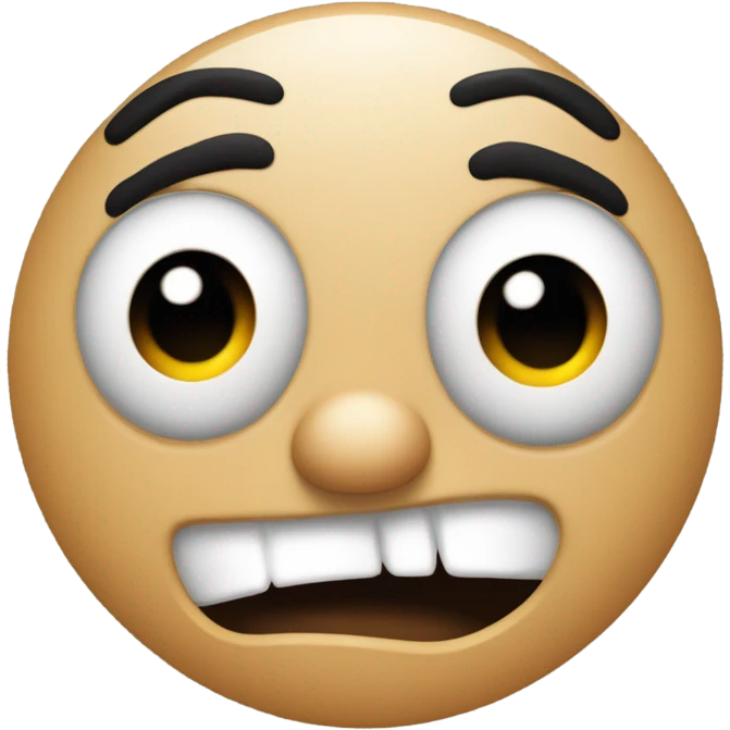 creat a mad but goofy looking emoji emoji