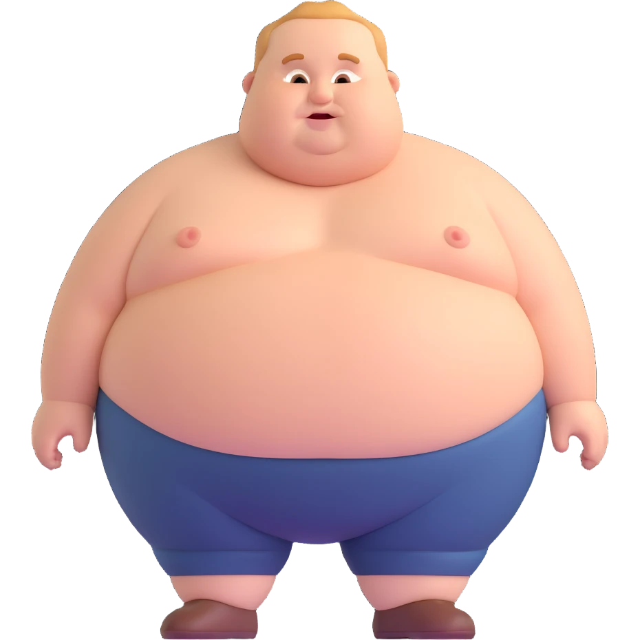 толстый мужик emoji