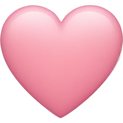 a small heart in light rosa with hearts around it  emoji