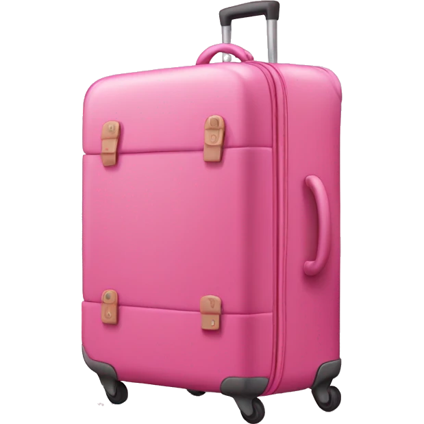 pink luggage emoji