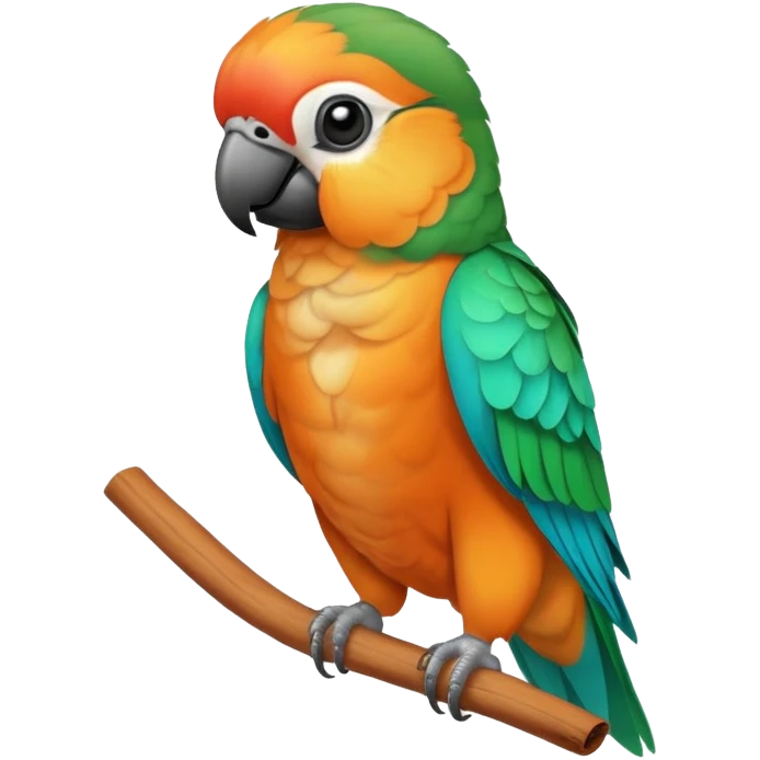Turquoise cinnamon conure emoji emoji