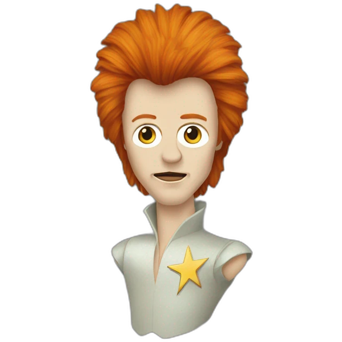 Ziggy stardust emoji