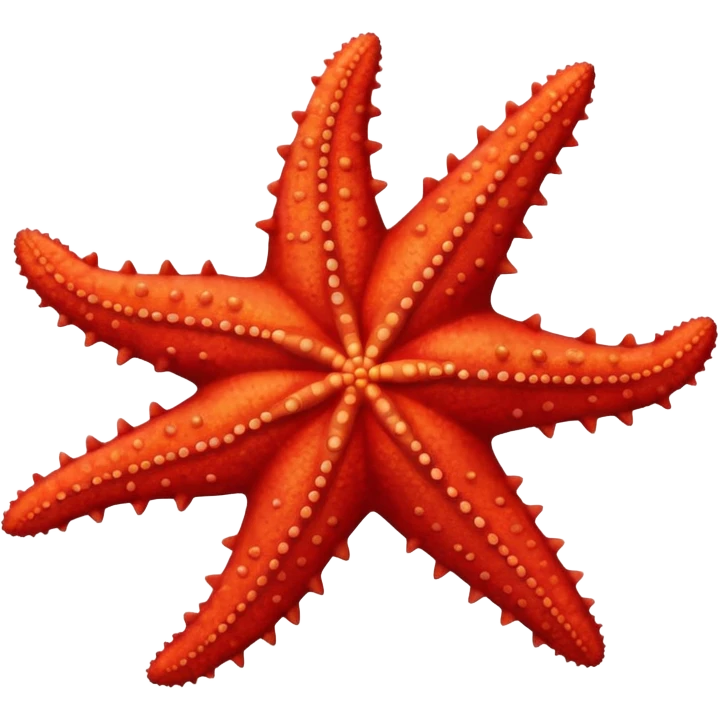 Red starfish emoji