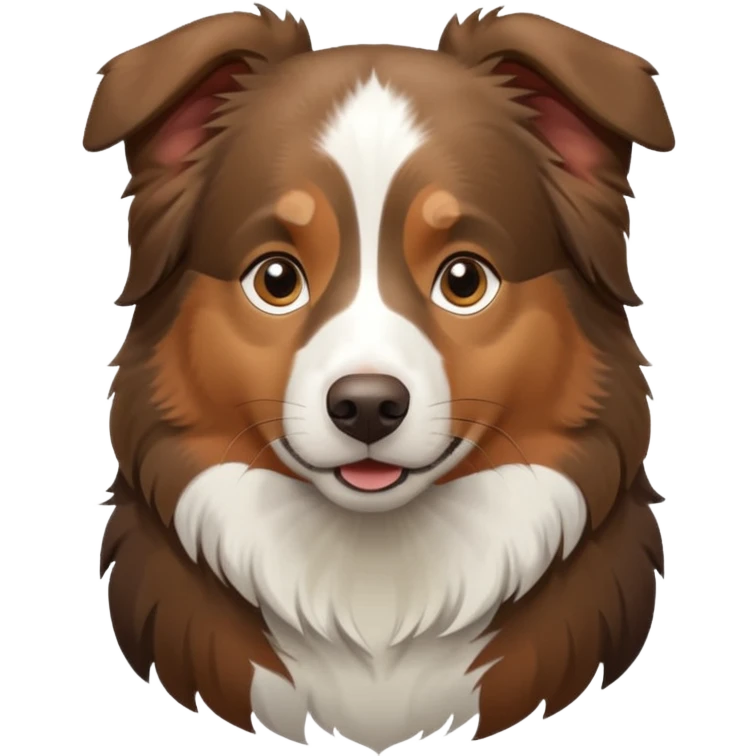 Australian shepherd without tail emoji