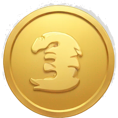 golden coin emoji