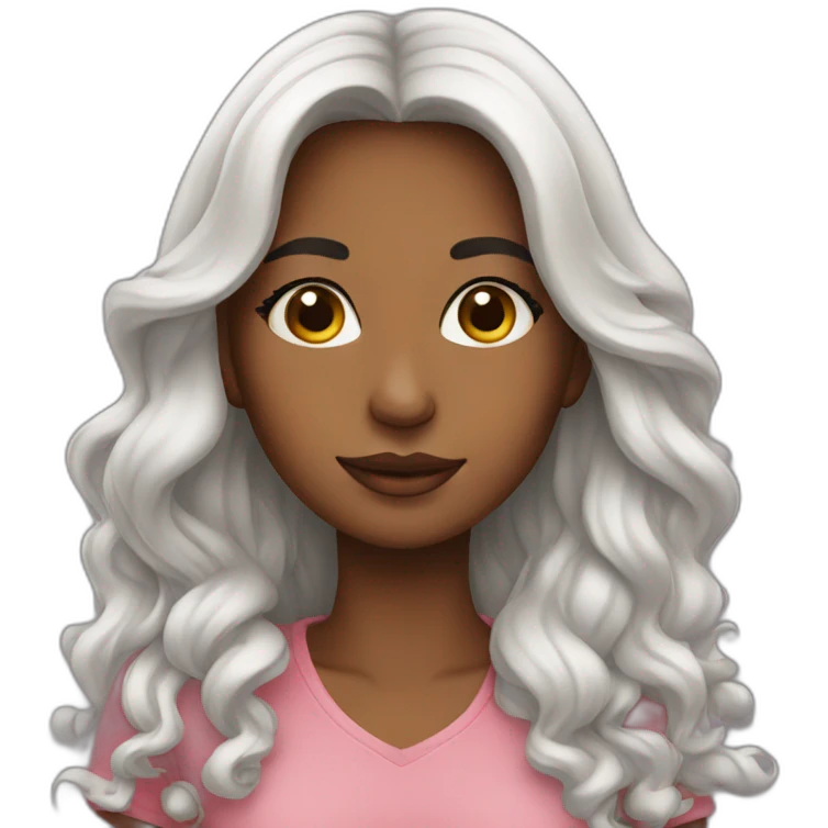 Beautiful girl in Canada emoji