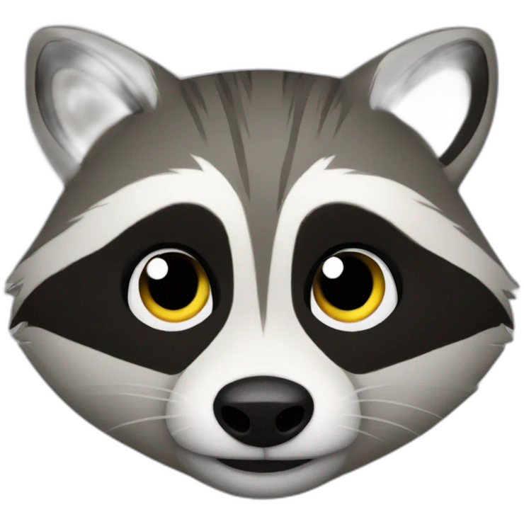 hype raccoon emoji emoji