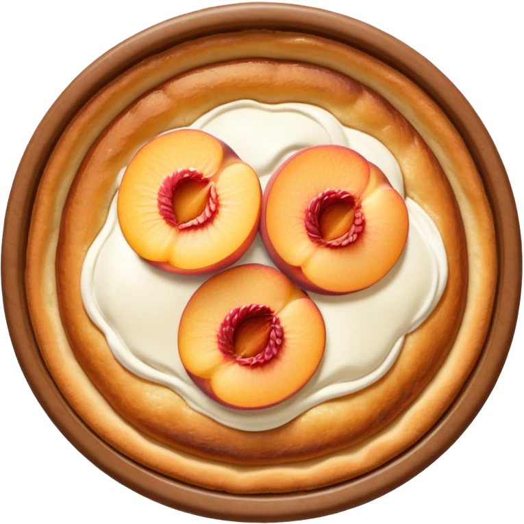 peach dutch baby emoji