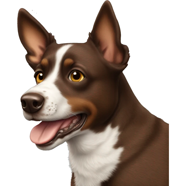 Chocolate heeler emoji