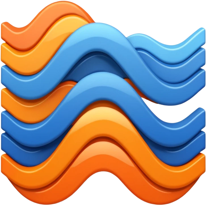 sine and cosine wave emoji