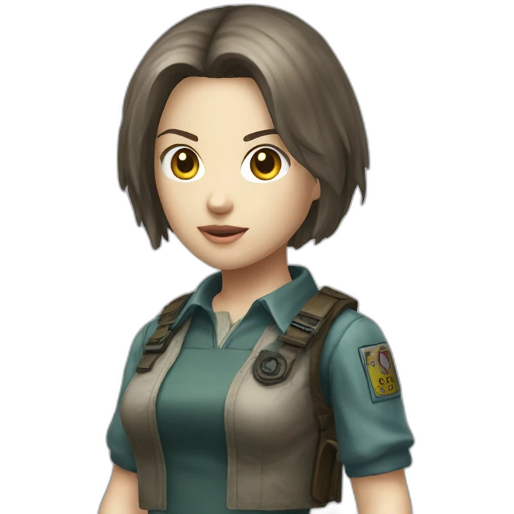 alice resident evil full body emoji