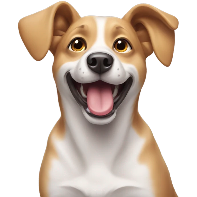 Dog with frisbee emoji