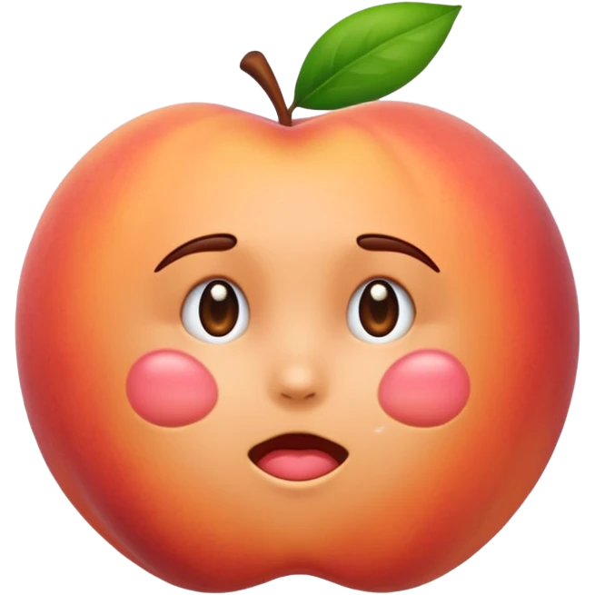 Peach emoji slapped  emoji