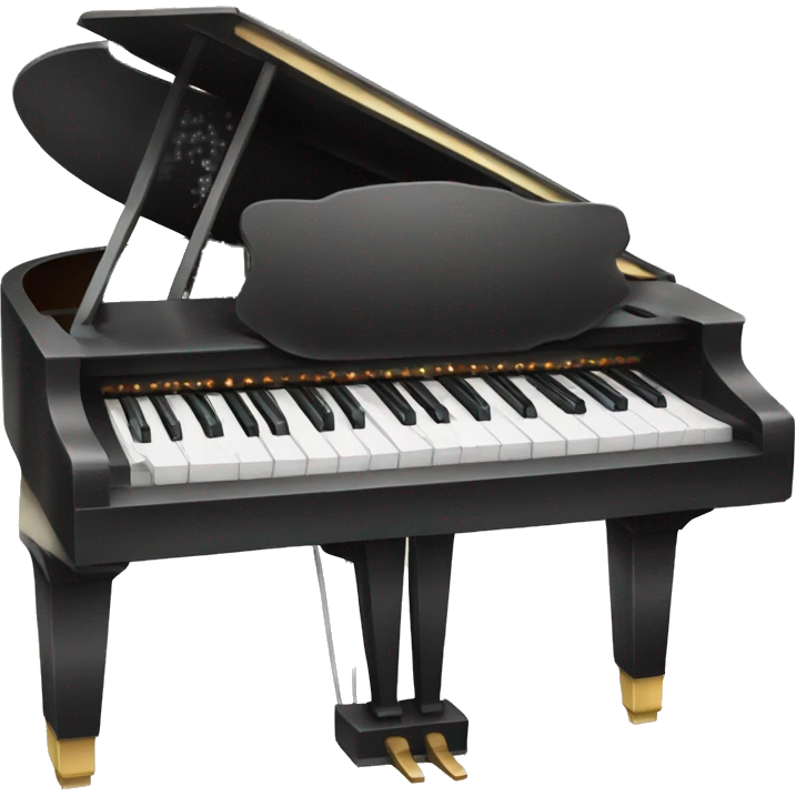 Grand piano emoji