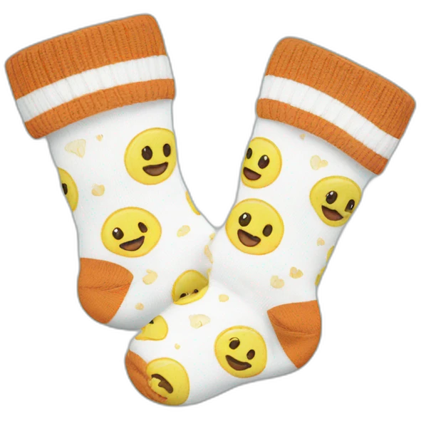 newborn baby socks emoji