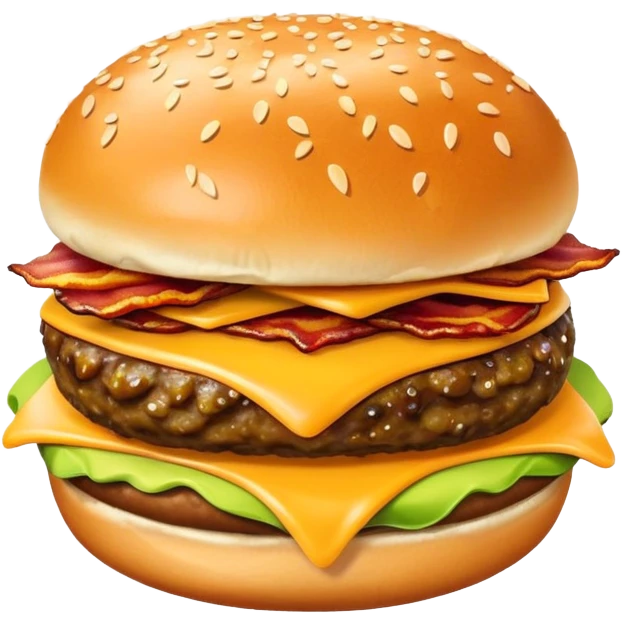 Avocado Bacon Cheeseburger  emoji