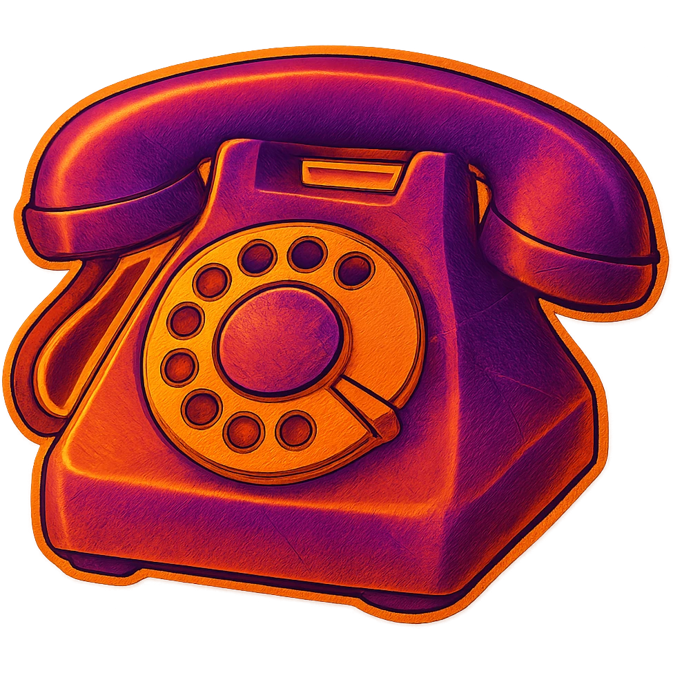a rotary telephone emoji