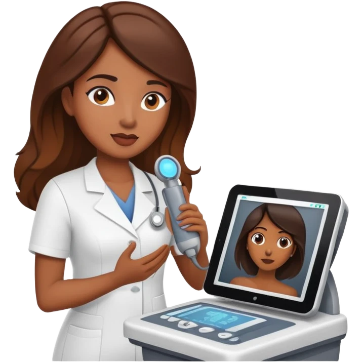 Women performing ultrasound  emoji