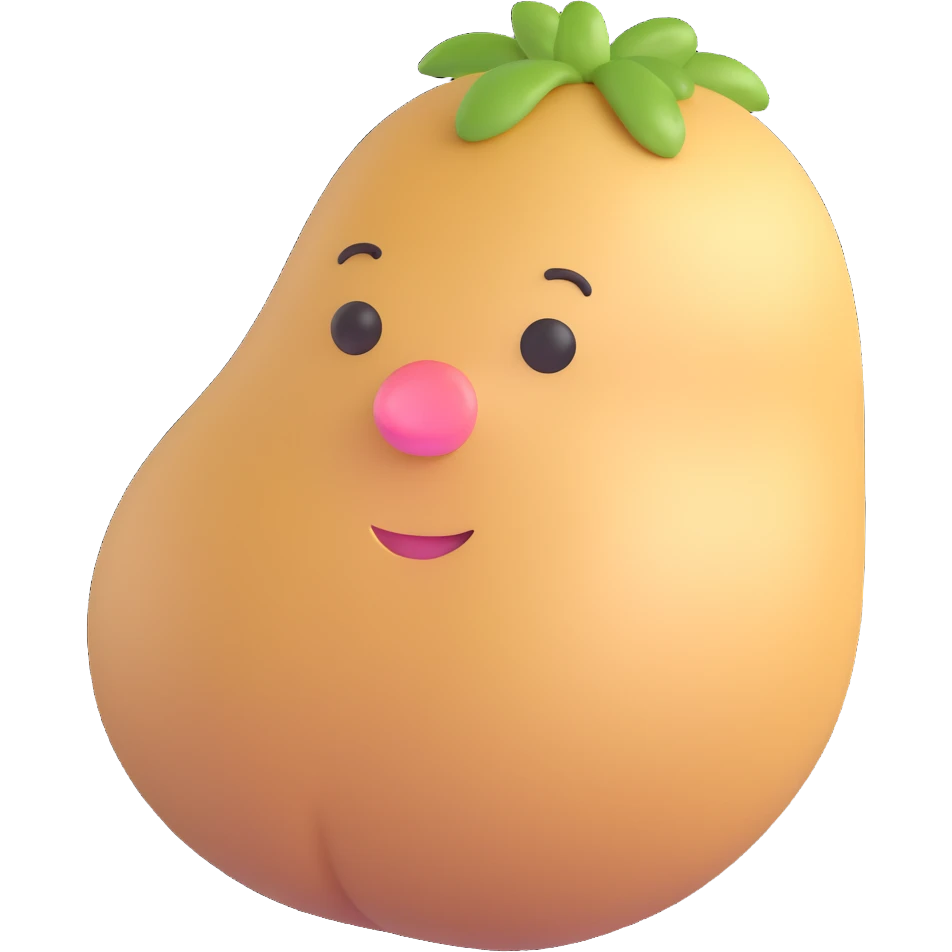 whole potato emoji