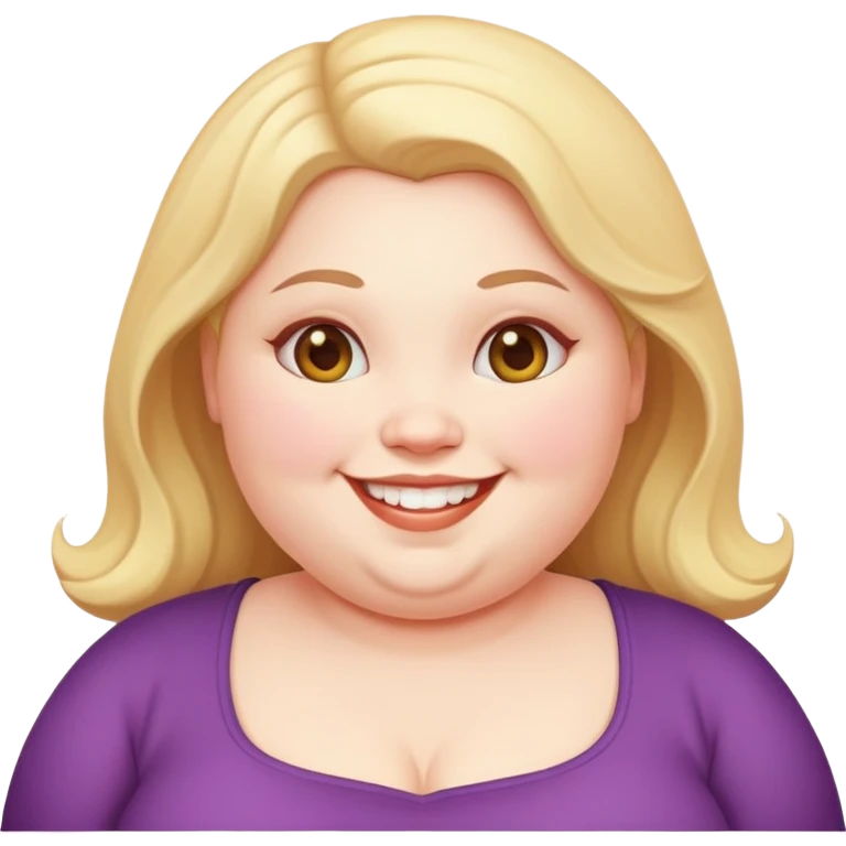 Really fat girl emoji