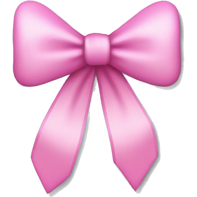 A mirror with a pink bow emoji