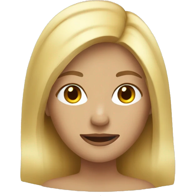blonde women emoji