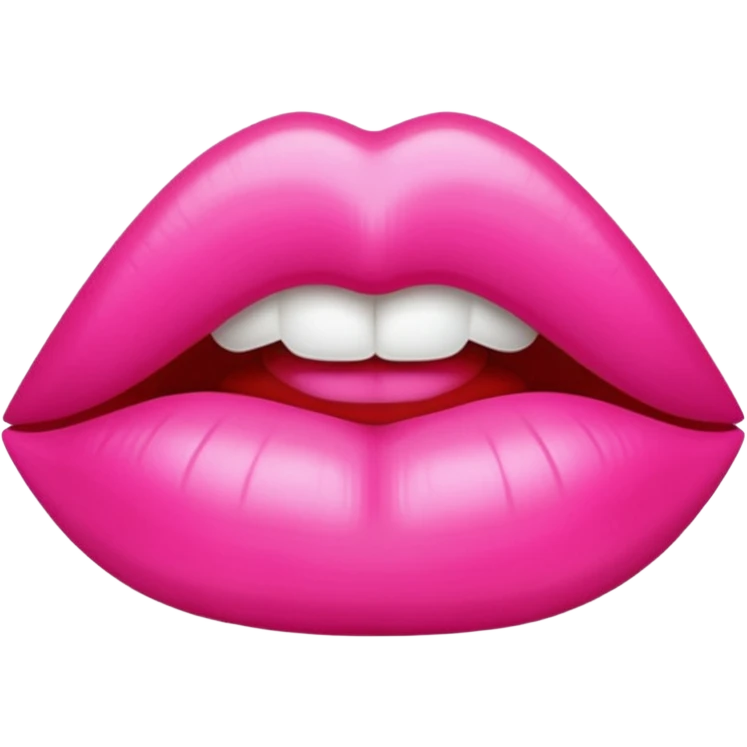 Hot Pink kiss  emoji