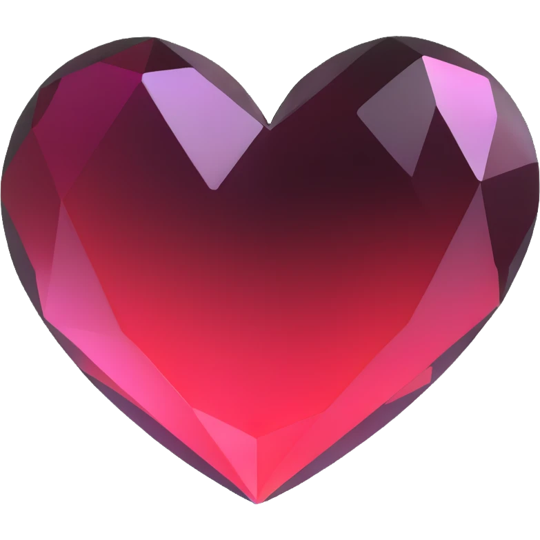 crystal heart emoji