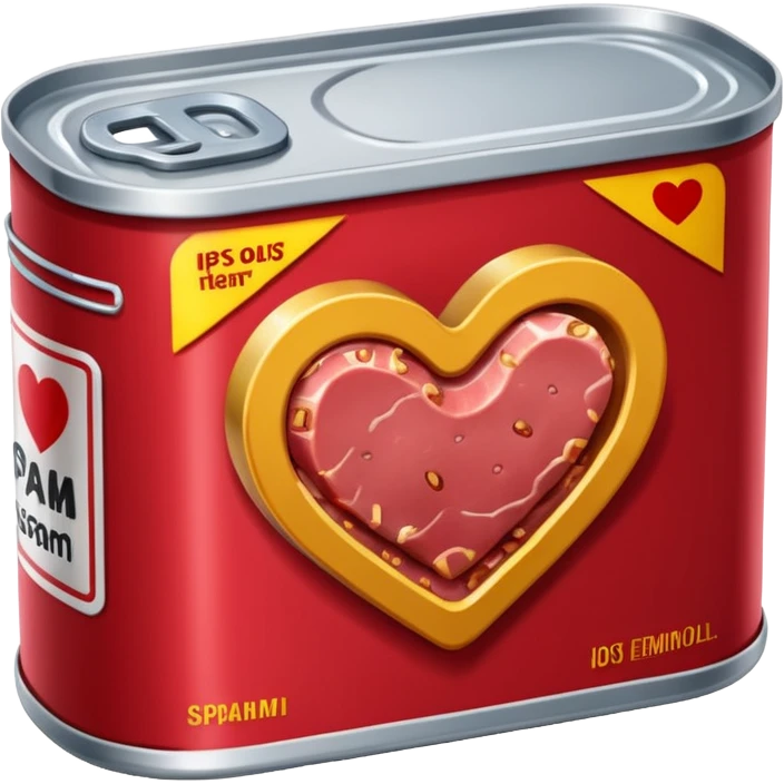 SPAM canned meat HEART  emoji
