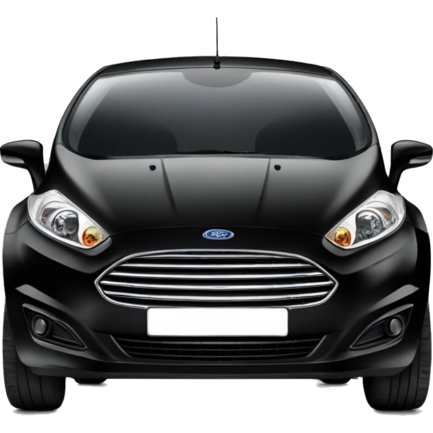 Black ford fiesta  emoji