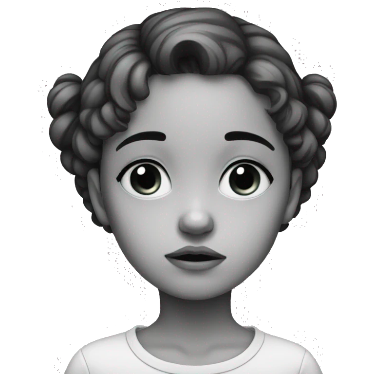 very sad girl kid young emoji