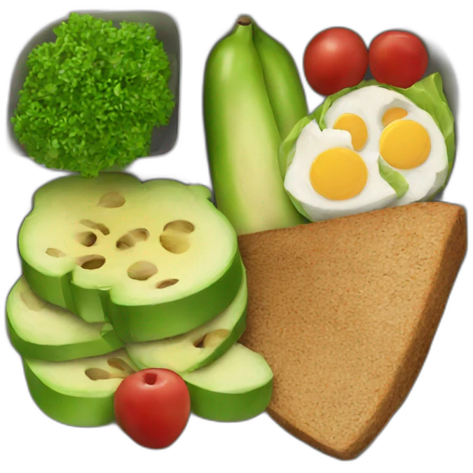 healthy lunch emoji