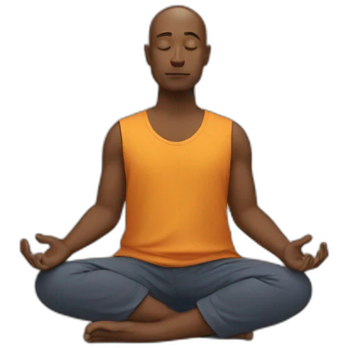 MEN AND MEDITATION emoji