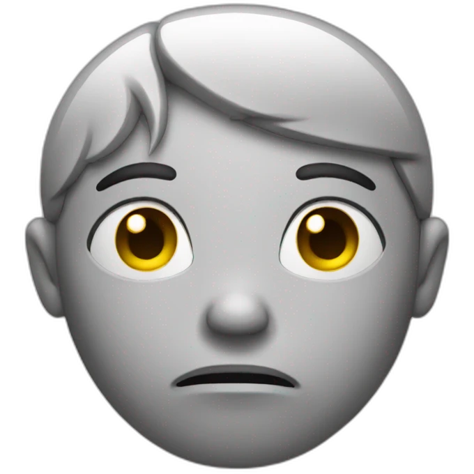 Sad smile emoji