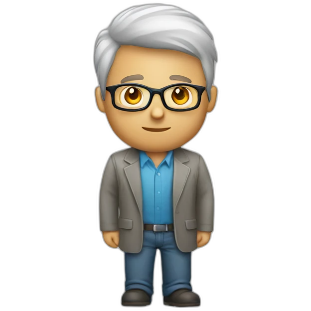 Man wear vision pro emoji